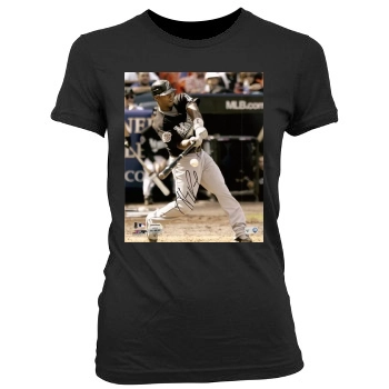 Hanley Ramirez Women's Junior Cut Crewneck T-Shirt