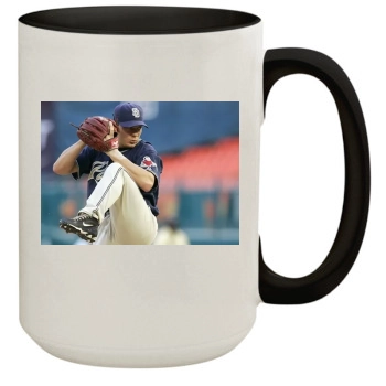 Tampa Bay Rays 15oz Colored Inner & Handle Mug