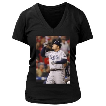 Tampa Bay Rays Women's Deep V-Neck TShirt