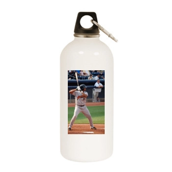 Tampa Bay Rays White Water Bottle With Carabiner