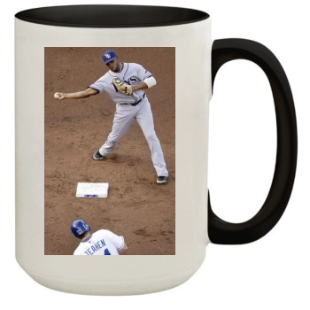 Tampa Bay Rays 15oz Colored Inner & Handle Mug