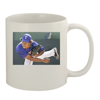 Texas Rangers 11oz White Mug