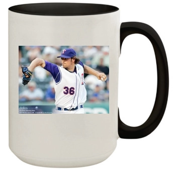 Texas Rangers 15oz Colored Inner & Handle Mug