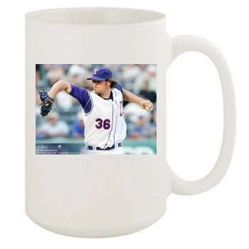 Texas Rangers 15oz White Mug