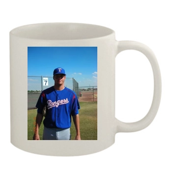 Texas Rangers 11oz White Mug