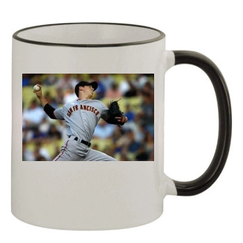 Tim Lincecum 11oz Colored Rim & Handle Mug