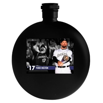 Todd Helton Round Flask