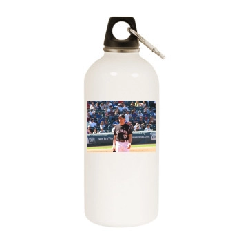 Todd Helton White Water Bottle With Carabiner