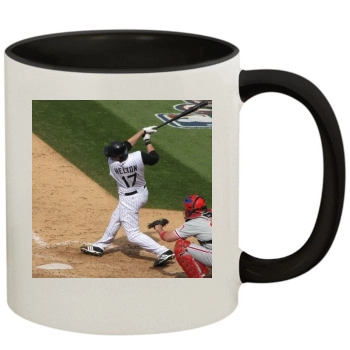 Todd Helton 11oz Colored Inner & Handle Mug