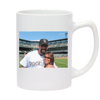 Todd Helton 14oz White Statesman Mug