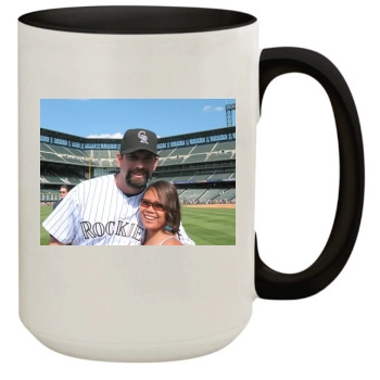 Todd Helton 15oz Colored Inner & Handle Mug