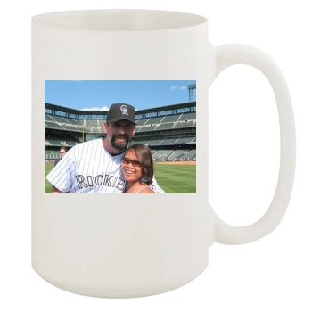 Todd Helton 15oz White Mug