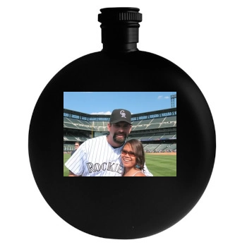 Todd Helton Round Flask