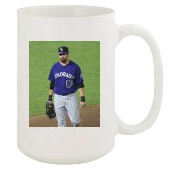 Todd Helton 15oz White Mug