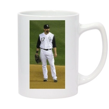 Todd Helton 14oz White Statesman Mug