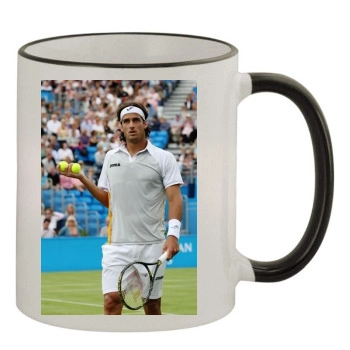 Feliciano Lopez 11oz Colored Rim & Handle Mug