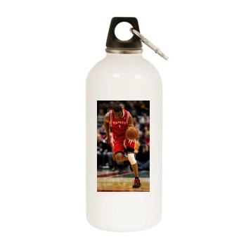 Houston Rockets White Water Bottle With Carabiner