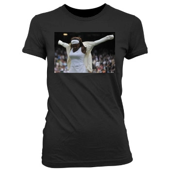 Serena Williams Women's Junior Cut Crewneck T-Shirt