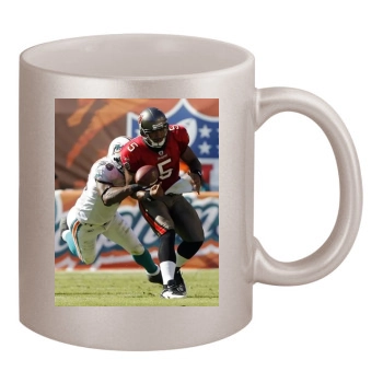 Tampa Bay Buccaneers 11oz Metallic Silver Mug