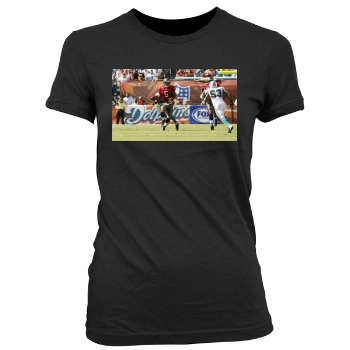 Tampa Bay Buccaneers Women's Junior Cut Crewneck T-Shirt