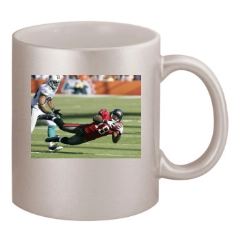 Tampa Bay Buccaneers 11oz Metallic Silver Mug