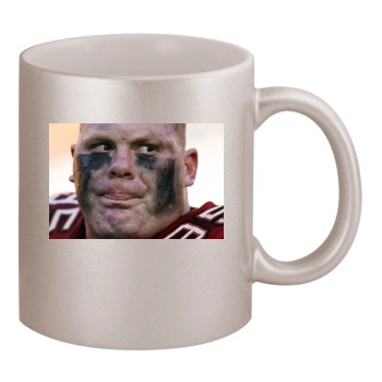 Tampa Bay Buccaneers 11oz Metallic Silver Mug