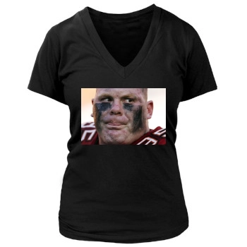 Tampa Bay Buccaneers Women's Deep V-Neck TShirt