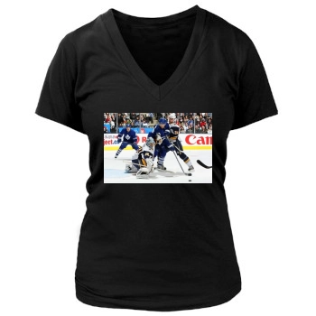 Toronto Maple Leafs Women's Deep V-Neck TShirt