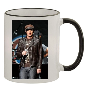 Adam Lambert 11oz Colored Rim & Handle Mug