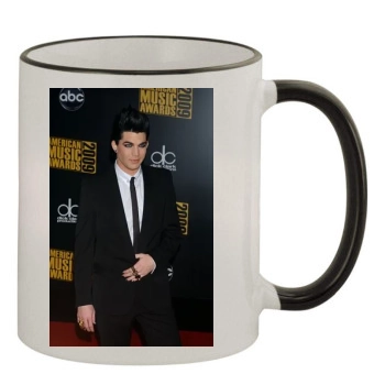 Adam Lambert 11oz Colored Rim & Handle Mug