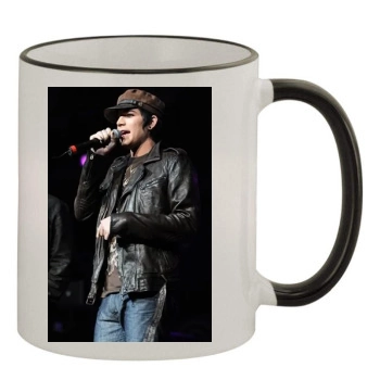 Adam Lambert 11oz Colored Rim & Handle Mug