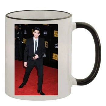 Adam Lambert 11oz Colored Rim & Handle Mug