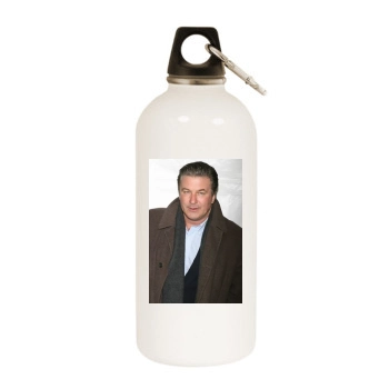 Alec Baldwin White Water Bottle With Carabiner