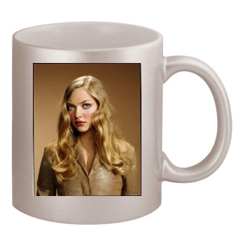 Amanda Seyfried 11oz Metallic Silver Mug