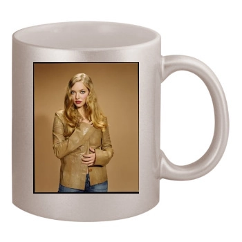 Amanda Seyfried 11oz Metallic Silver Mug