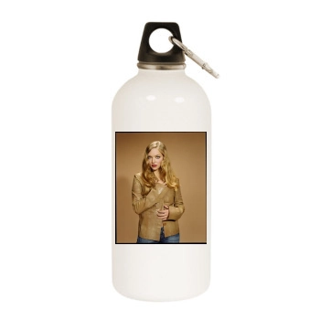 Amanda Seyfried White Water Bottle With Carabiner