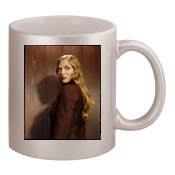 Amanda Seyfried 11oz Metallic Silver Mug