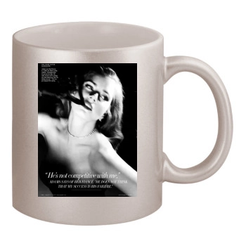 Amy Adams 11oz Metallic Silver Mug