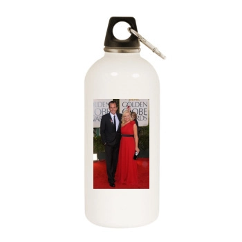 Amy Poehler White Water Bottle With Carabiner