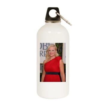 Amy Poehler White Water Bottle With Carabiner