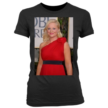 Amy Poehler Women's Junior Cut Crewneck T-Shirt