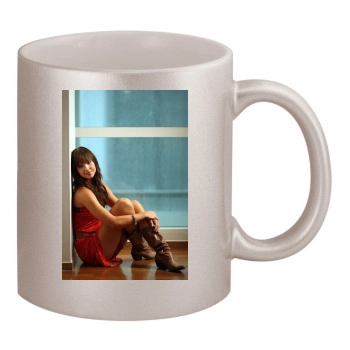 Arielle Kebbel 11oz Metallic Silver Mug