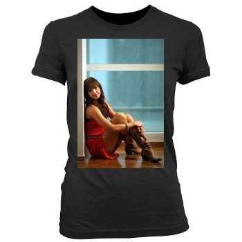 Arielle Kebbel Women's Junior Cut Crewneck T-Shirt