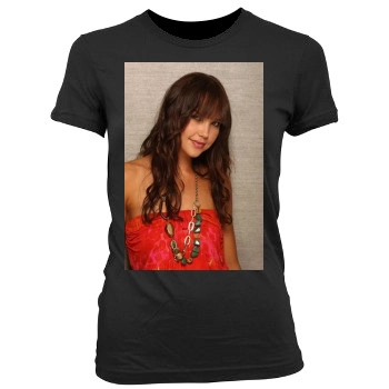 Arielle Kebbel Women's Junior Cut Crewneck T-Shirt