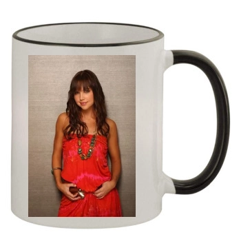 Arielle Kebbel 11oz Colored Rim & Handle Mug