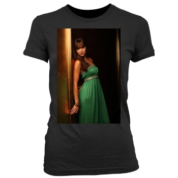 Arielle Kebbel Women's Junior Cut Crewneck T-Shirt