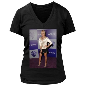 Ashley Tisdale Women's Deep V-Neck TShirt