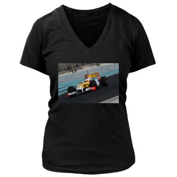 F1 Women's Deep V-Neck TShirt