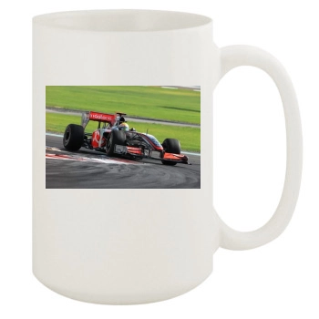 F1 15oz White Mug