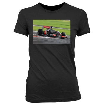 F1 Women's Junior Cut Crewneck T-Shirt